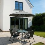 جلسة حديقة بأربعة كراسي ومظلة - 7