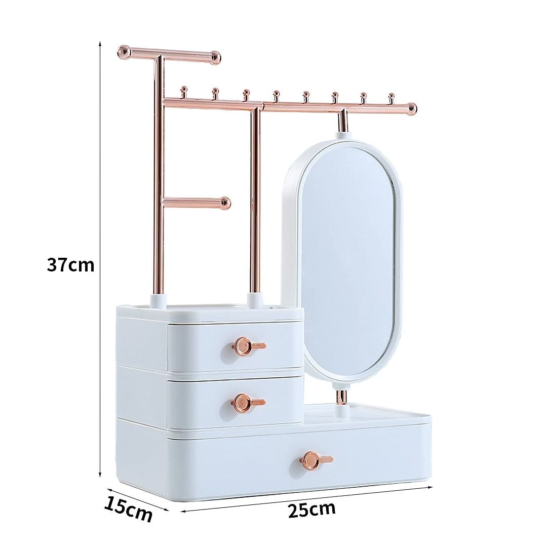 Accessories & Makeup Storage Box with Rotating Mirror product thumbnail 20