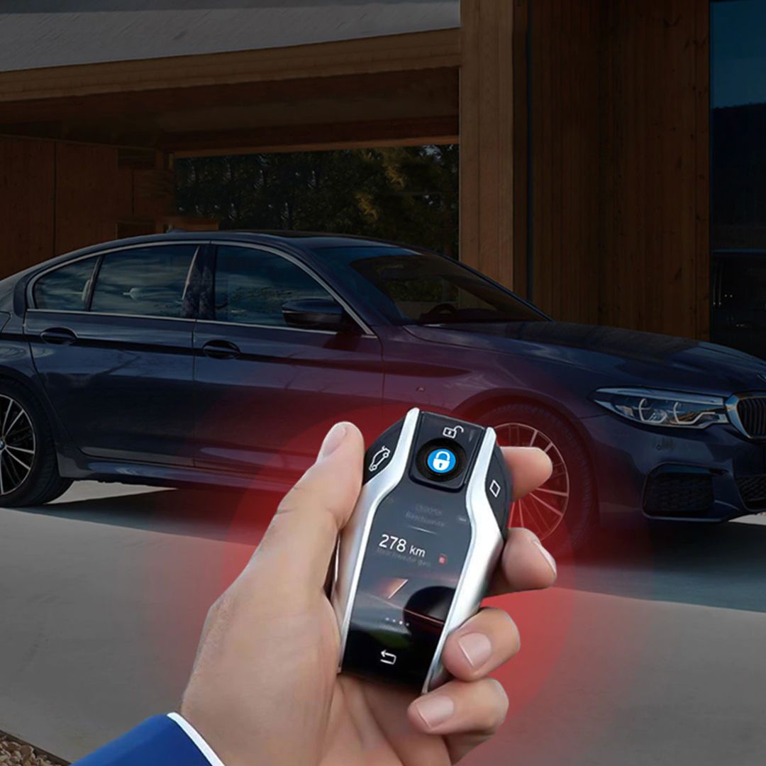 مفتاح ذكي للسيارة مع شاشة LCD	 - 15