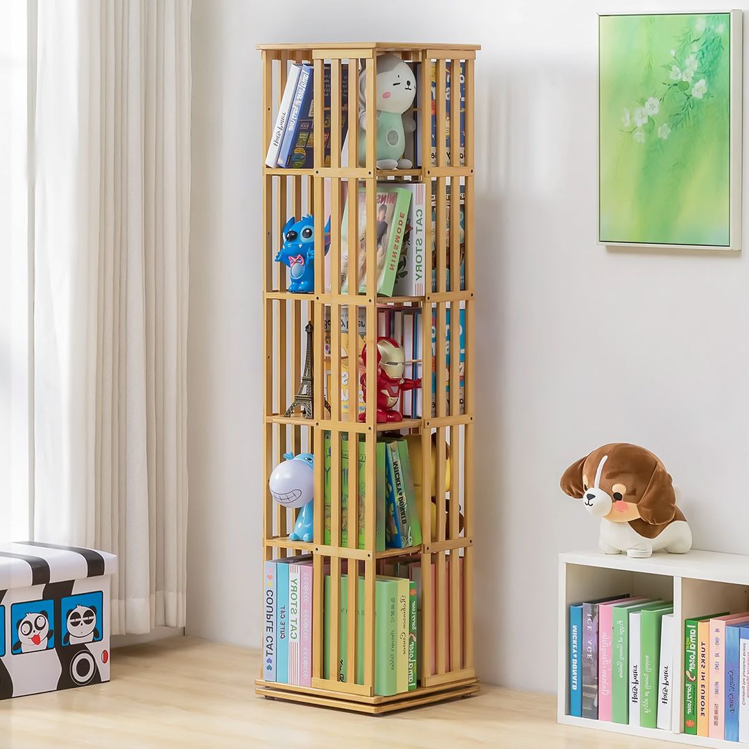 Rotating Bamboo Bookshelf product thumbnail 4