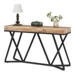 كونسول خشبي بإطار معدن - 9