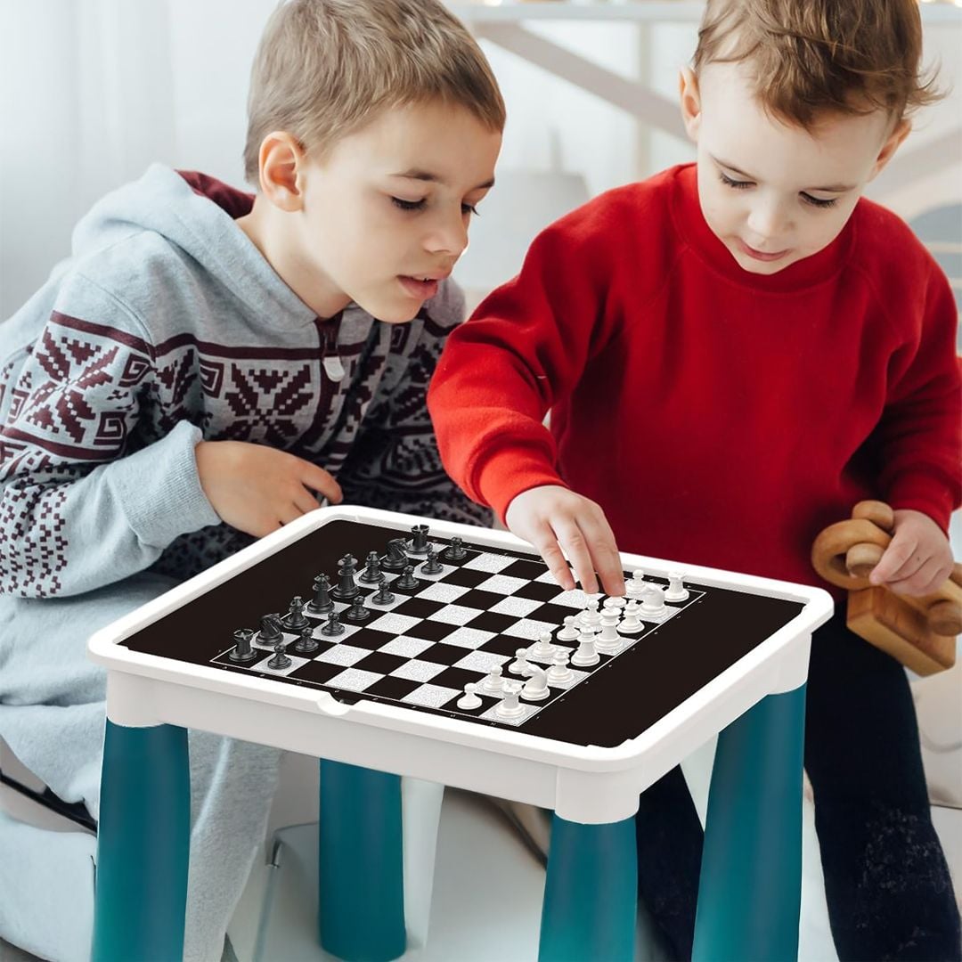 طاولة الألعاب التعليمية 9 في 1 للأطفال - 14