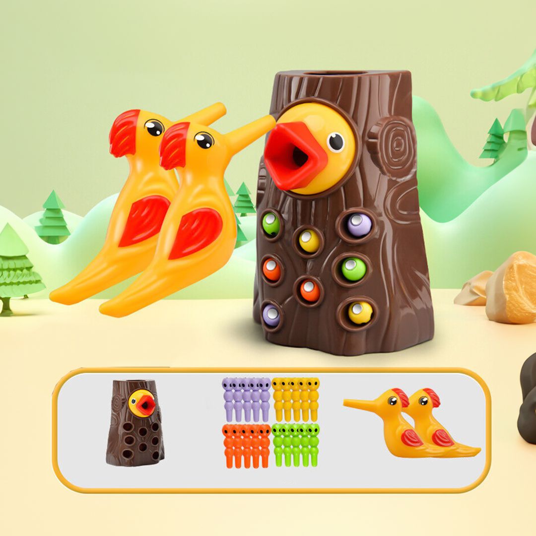 Woodpecker and Worm Hunting Game for Kids product thumbnail 12