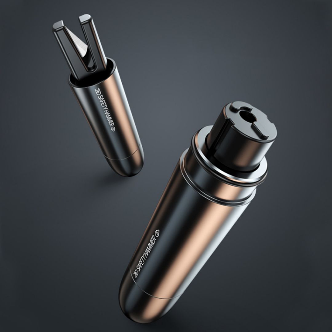  أداة السلامة لكسر زجاج السيارة  - 2