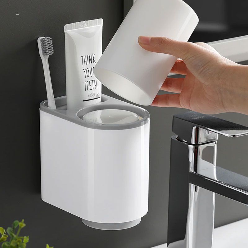 Toothpaste Dispenser with Magnetic Toothbrush Holder product thumbnail 19