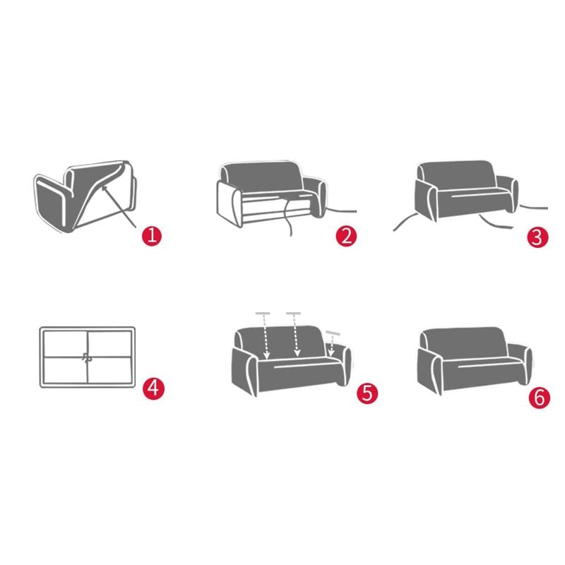 غطاء الأريكة المطاطي - 4 مقاعد - 16