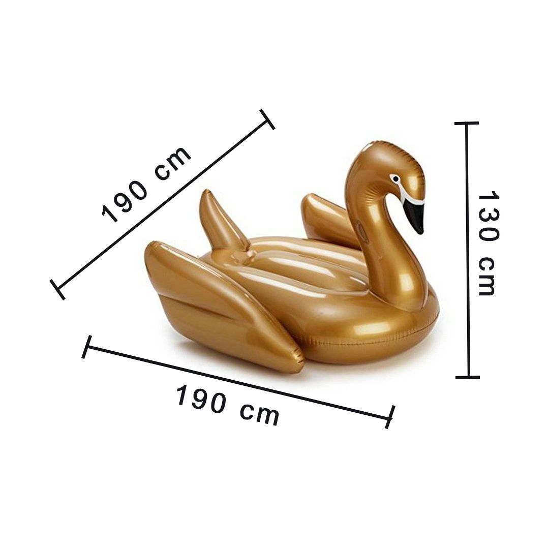 Golden Swan Floating Pool Swimming Ring product thumbnail 9