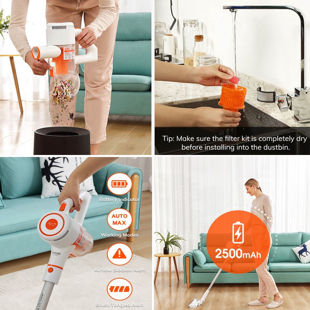 Rechargeable Multi-Head Vacuum Cleaner product thumbnail 6