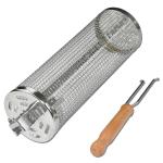 سلة شواء دوارة ستانلس ستيل - 4