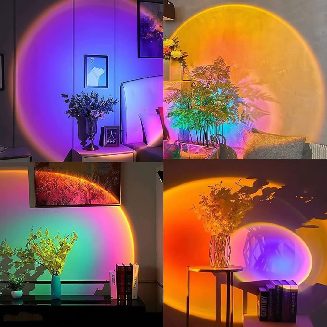 Smart Bluetooth Sunset Projection Lamp - 13