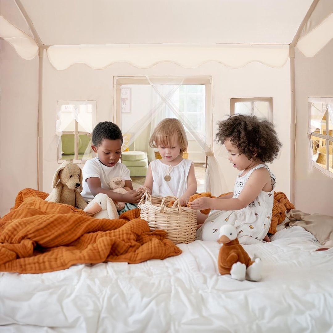 خيمة لعب للأطفال على شكل منزل - 11