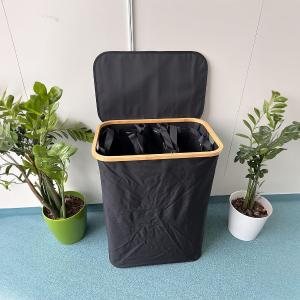 سلة غسيل ثلاثية مع غطاء ضد الماء - 1