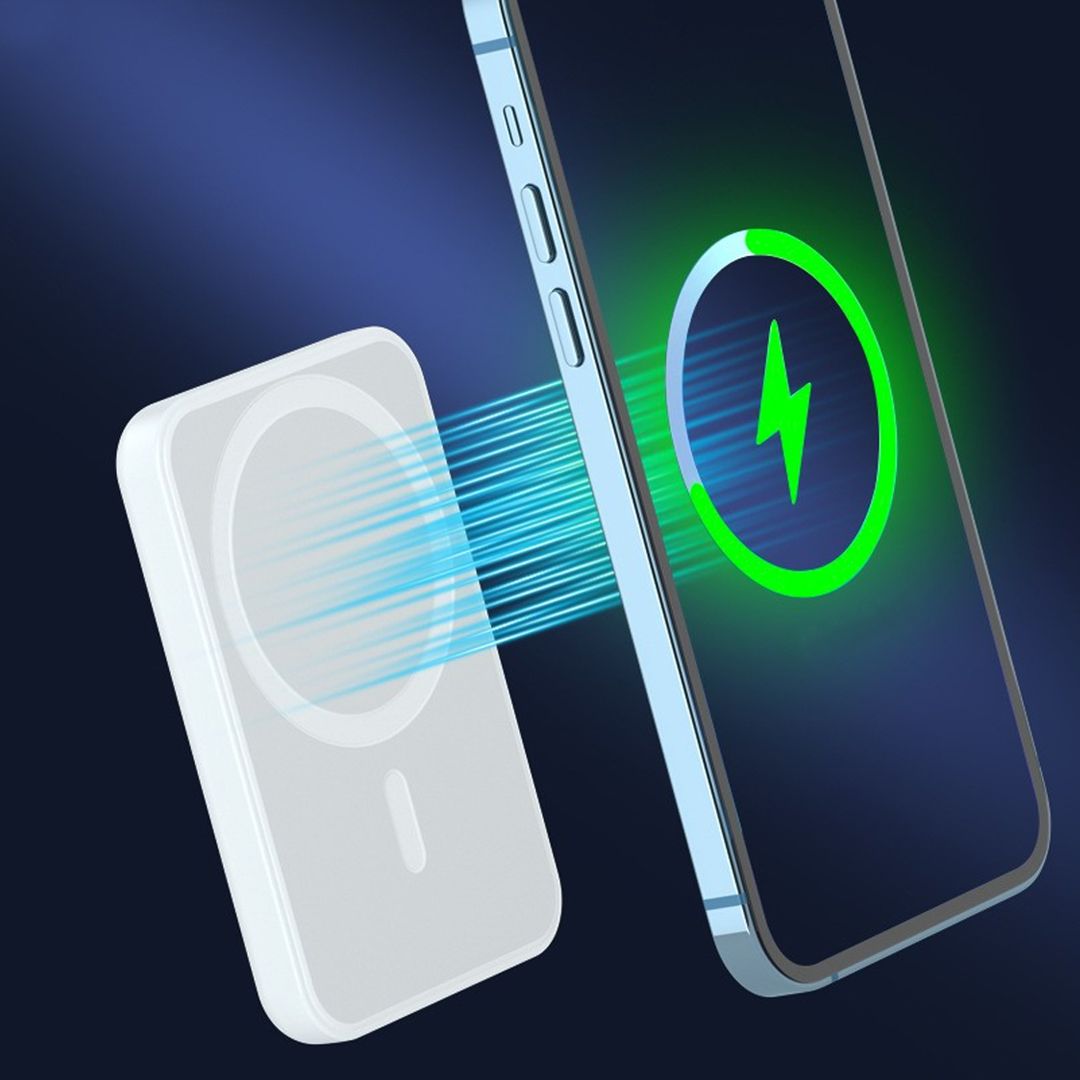 شاحن لاسلكي سريع مغناطيسي - 3000 مللي أمبير - 8