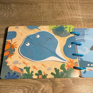 كتاب ملصقات الكائنات البحرية التعليمي - 2