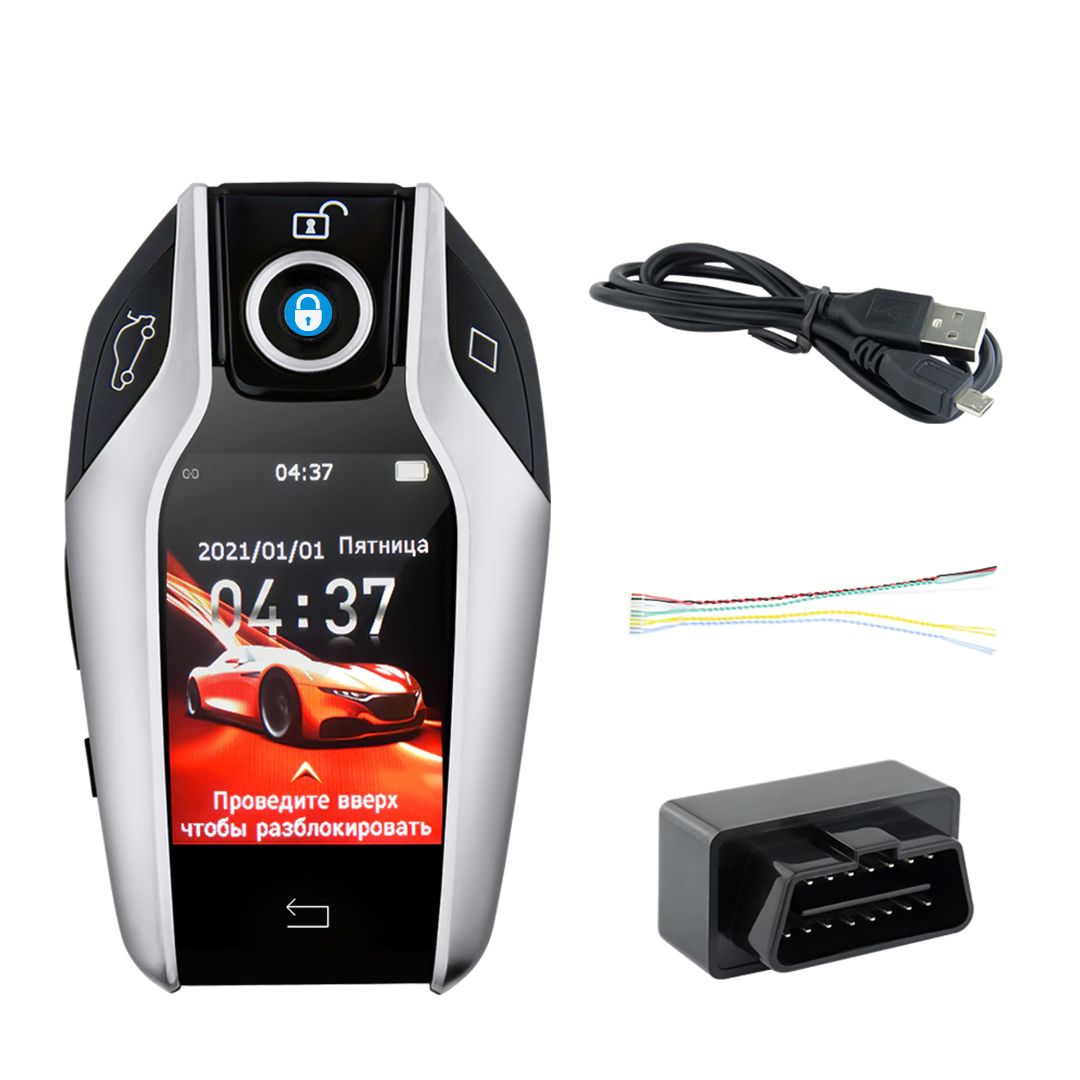 مفتاح ذكي للسيارة مع شاشة LCD	 - 11