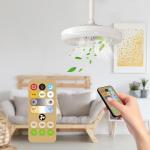 Fan with LED Light and Remote Control - 8