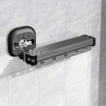 منشر معدني لتعليق الملابس قابل للطي - 3