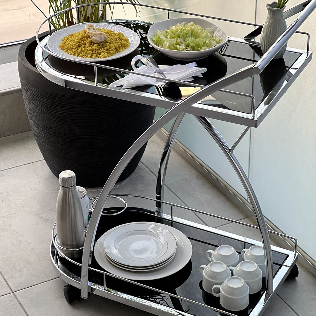 Bar Cart Stainless Steel Table product thumbnail 2