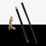 Leopard Handle Walking Stick - 6
