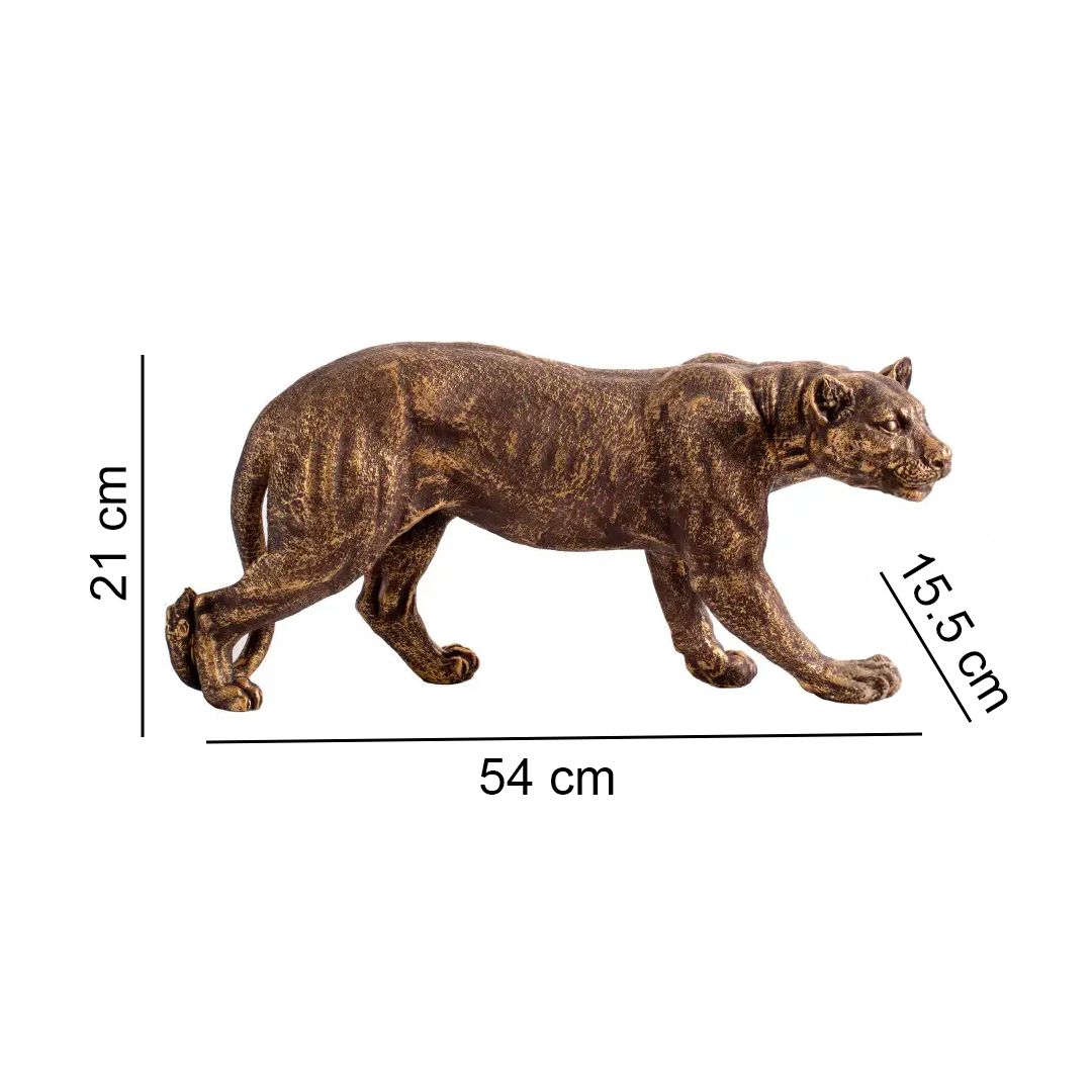 Golden Leopard Tiger Statue product thumbnail 12