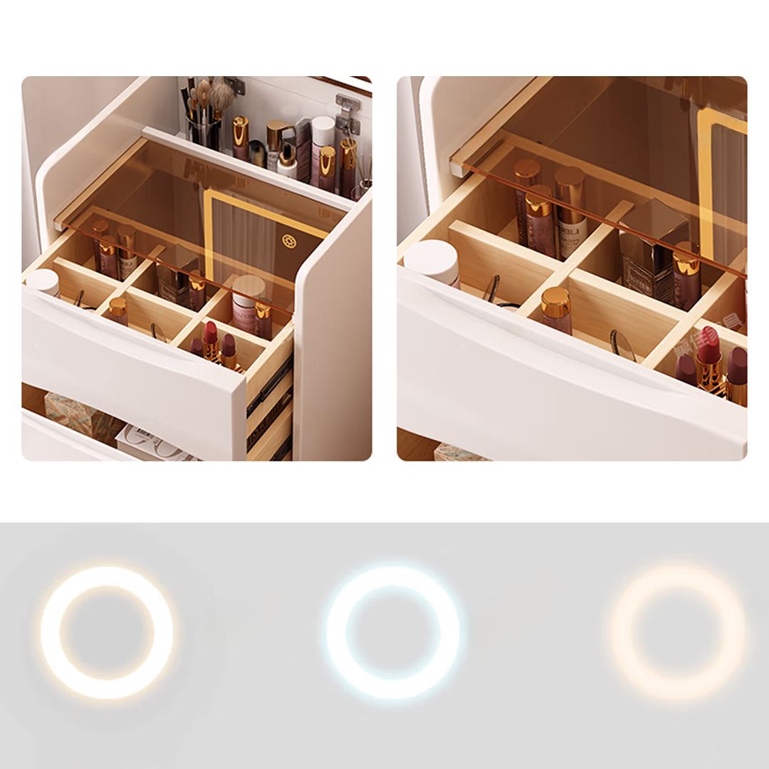 Vanity table with lighted mirror product thumbnail 6