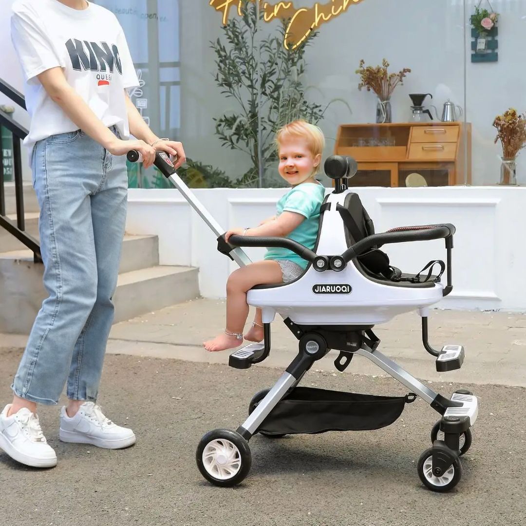 عربة أطفال مزدوجة بأربع عجلات كبيرة	 - 13