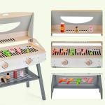 عدة ومنقل الشواء الخشبي للأطفال - 7