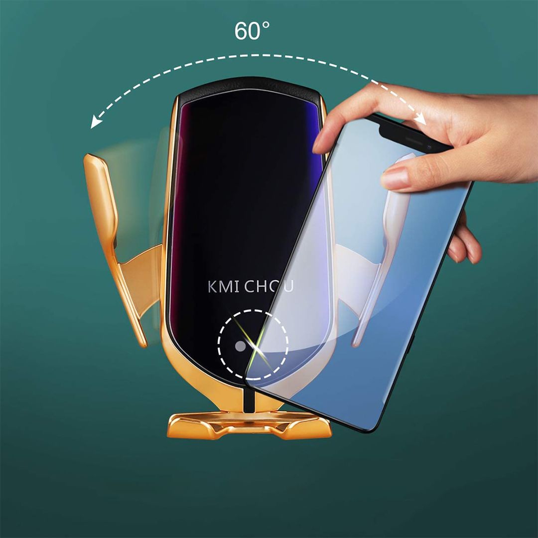 Gold Sensor Car Wireless Charger product thumbnail 4