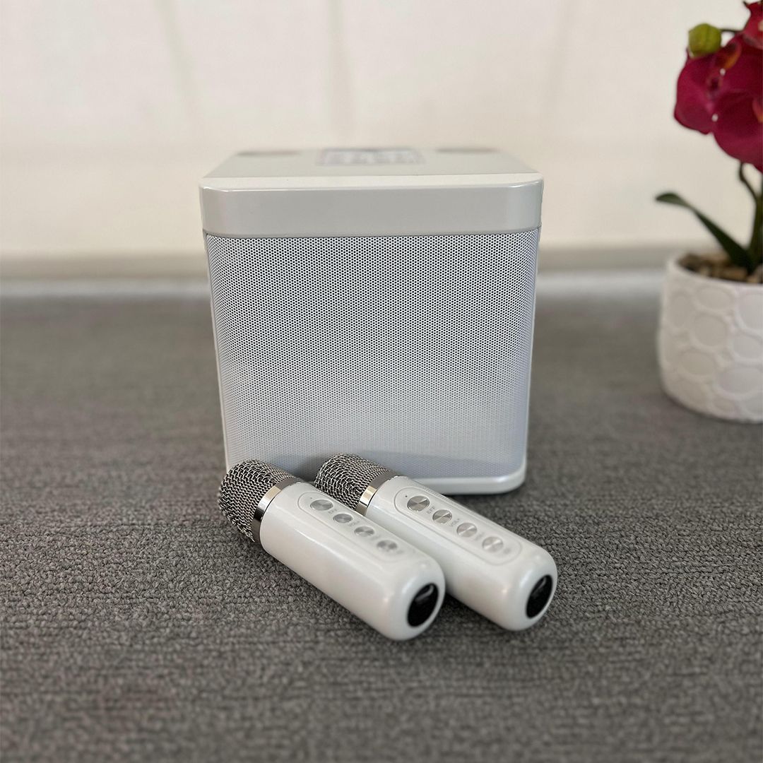 جهاز كاريوكي مع ميكروفونات لاسلكية - 9