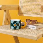 كوب سيراميك بغطاء وملعقة - 2