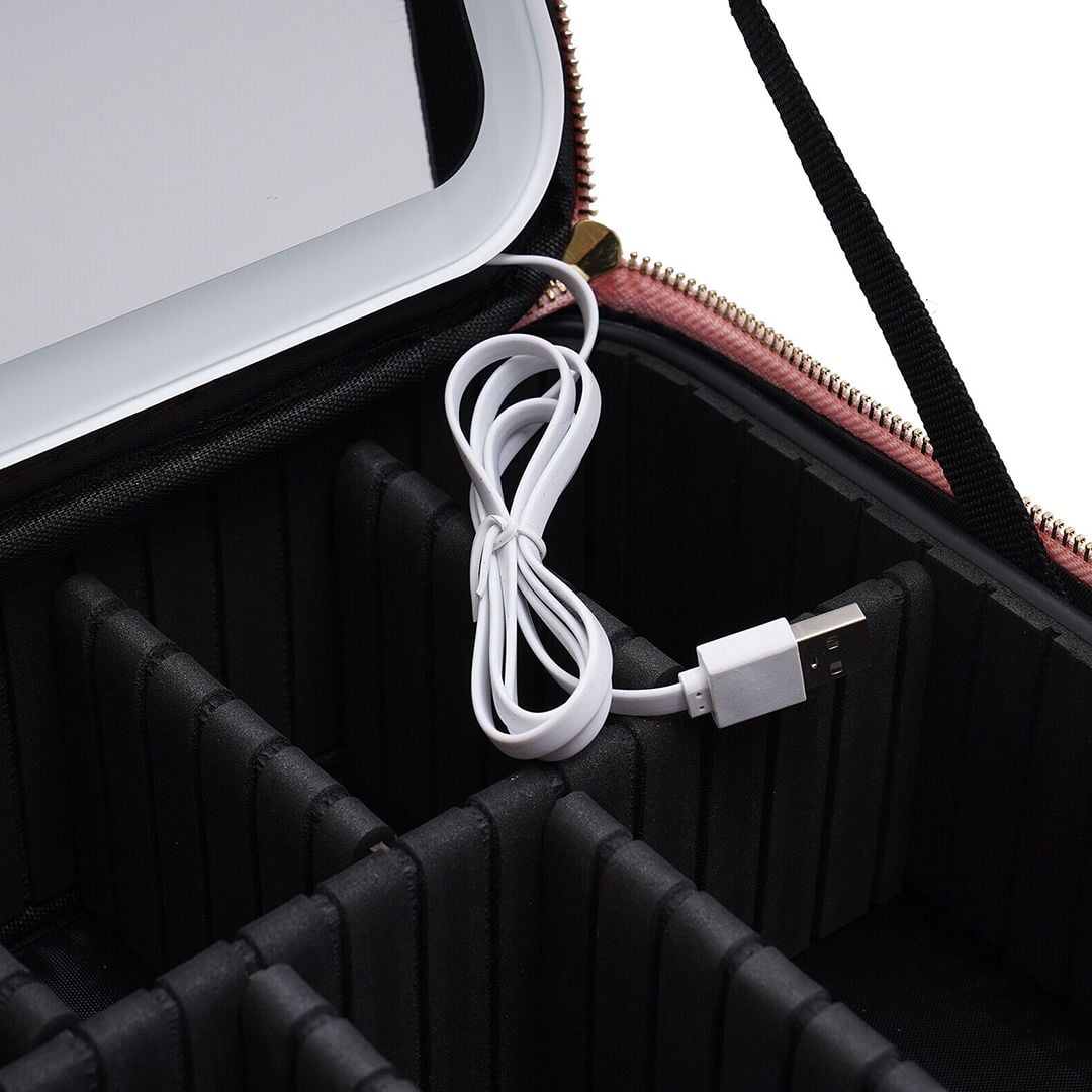 Cosmetic Storage Box With LED light Mirror product thumbnail 10
