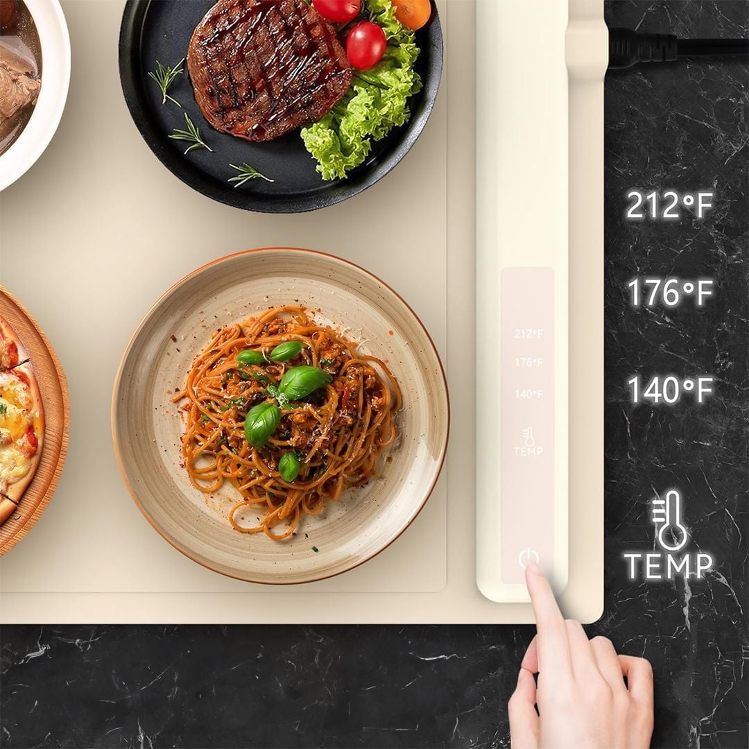 لوح تسخين الطعام السيليكون القابل للطي - 5