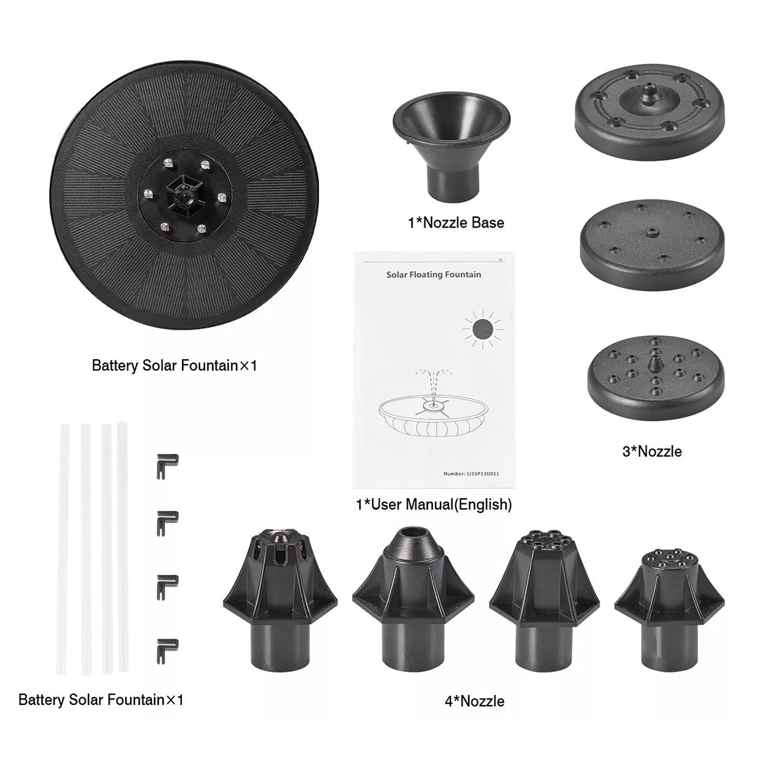 النافورة المُضيئة على الطاقة الشمسية - 12