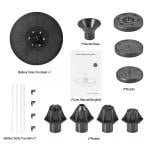 النافورة المُضيئة على الطاقة الشمسية - 12