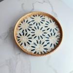 صواني دائرية من الخيزران - 6