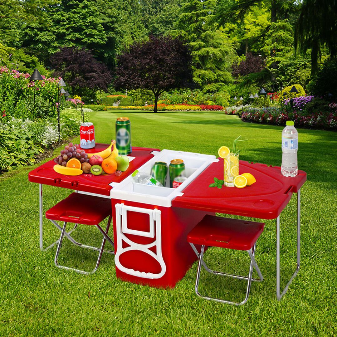 Picnic Cooler Table With Chair product thumbnail 2