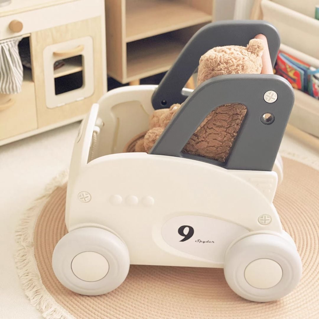 Plastic Baby Stroller with Car Design product thumbnail 6
