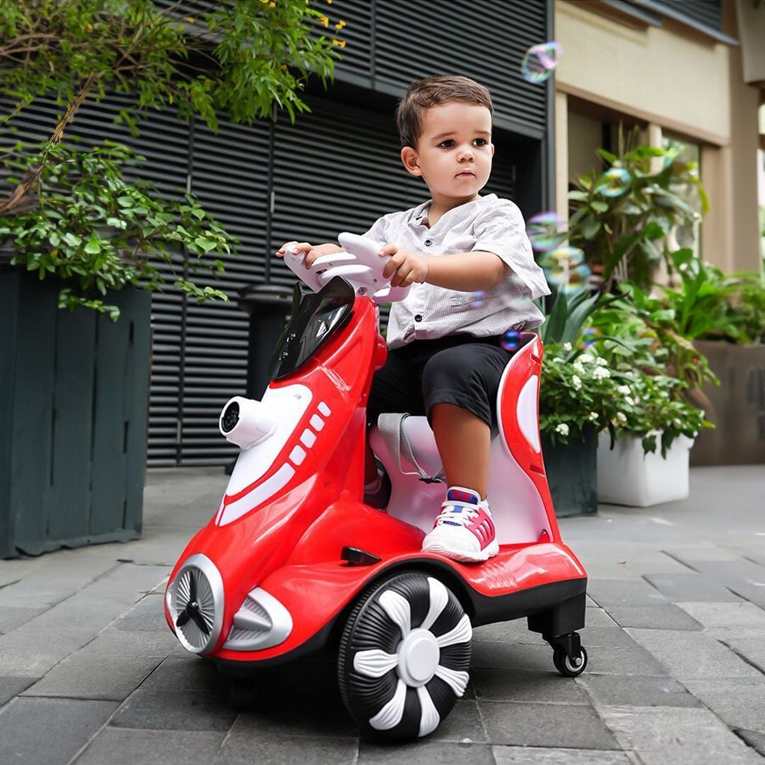 سيارة أطفال بدوران 360 درجة مع فقاعات مائية	 - 8