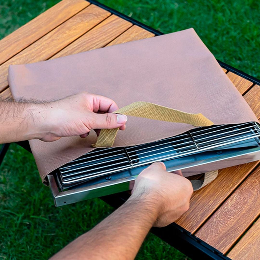 طاولة تخييم مع موقد - 3