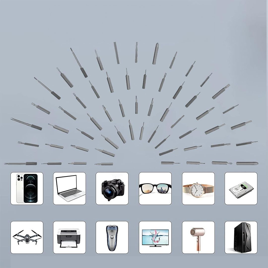 Slim Screwdriver Set 62 Pieces product thumbnail 16