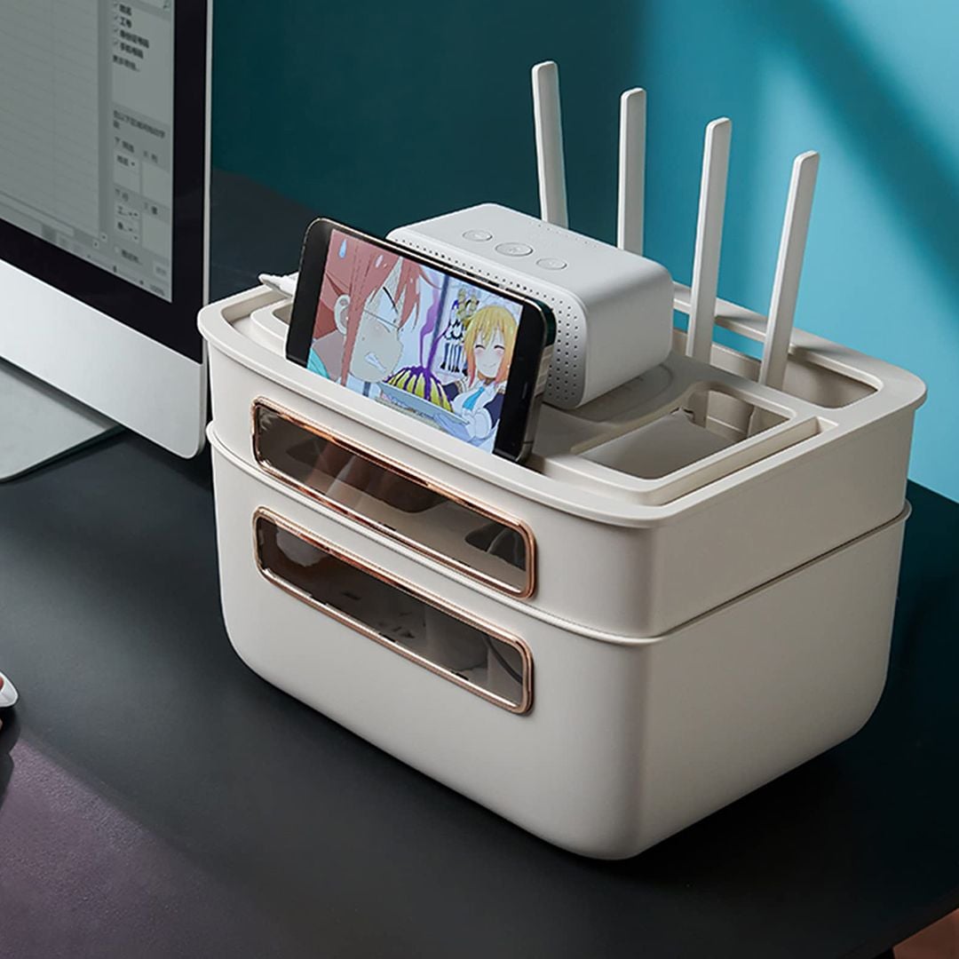 صندوق تنظيم الكيبلات والراوتر - 14