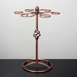 طقم تقديم كريستال مع ستاند للكؤوس - 9