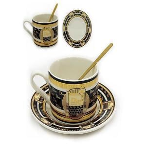 طقم فناجين بتصميم Dior - 5