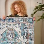 سجادة أرضية بنقشة تركية - 6