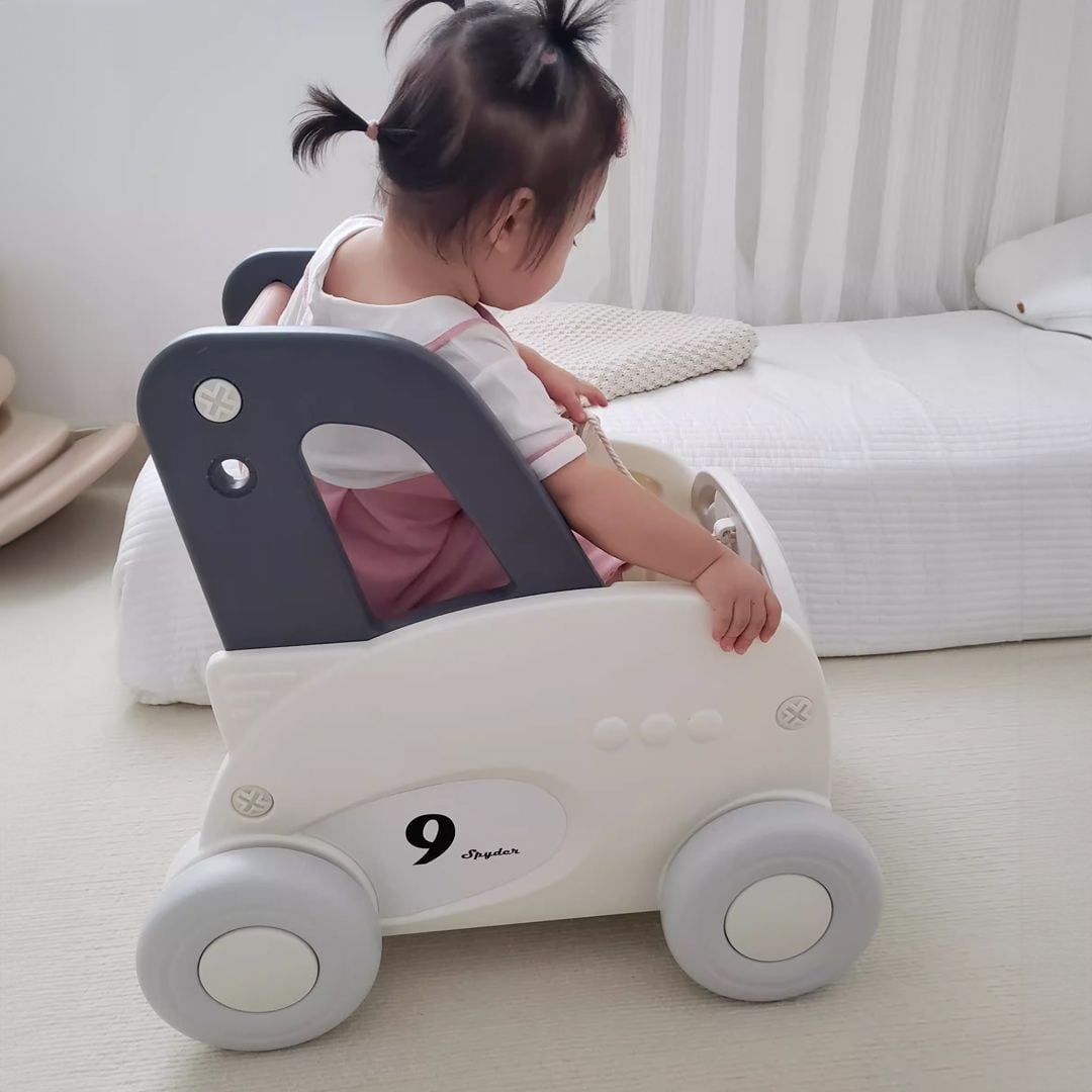 Plastic Baby Stroller with Car Design product thumbnail 7