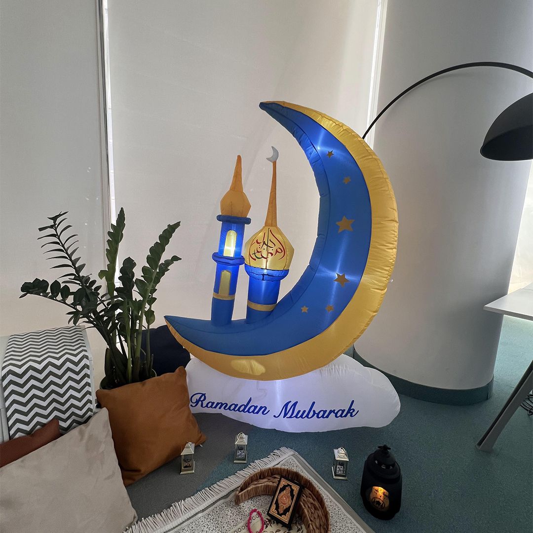 مُجسم هلال و مئذنة قابل للنفخ - 14