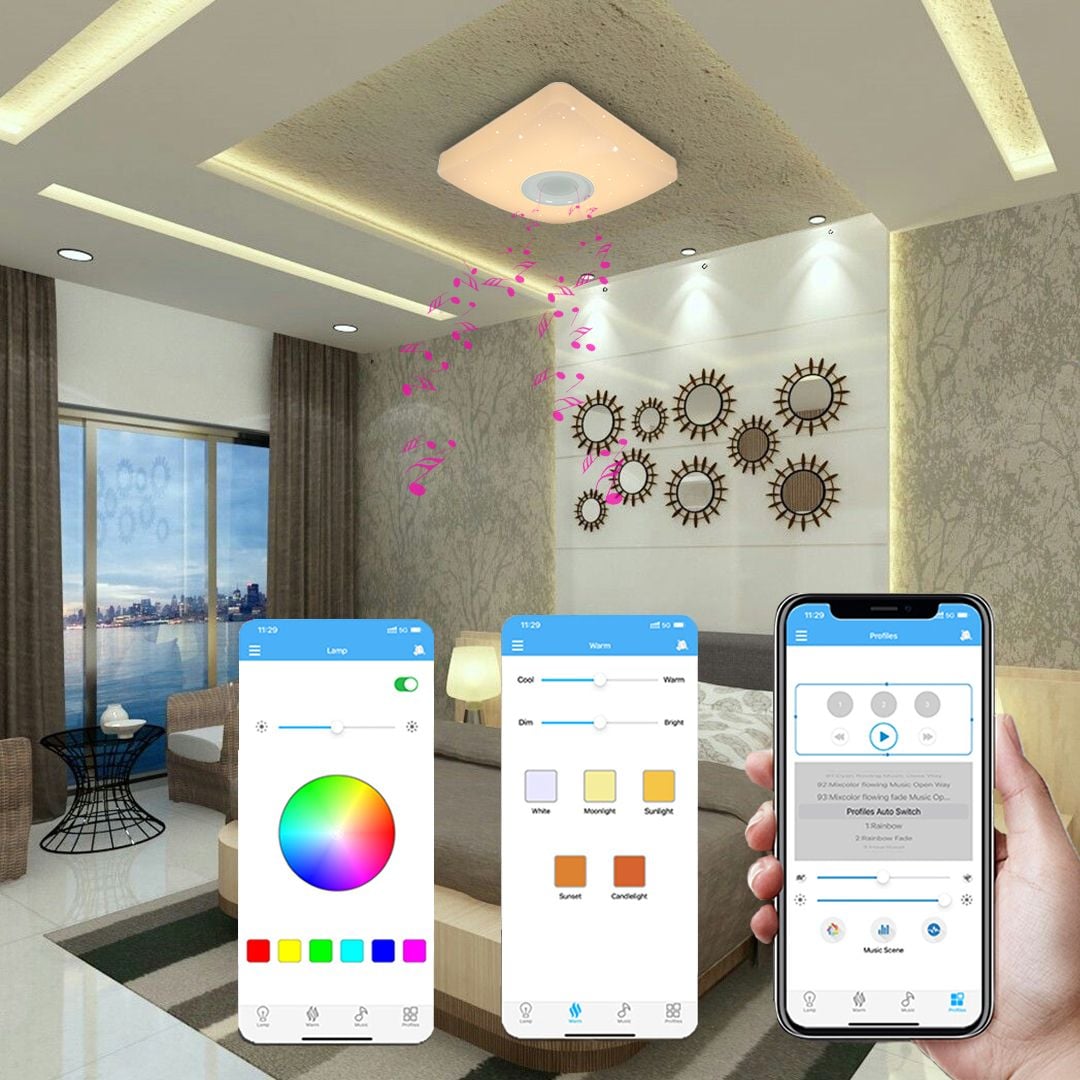 LED Ceiling Light With Music product thumbnail 2