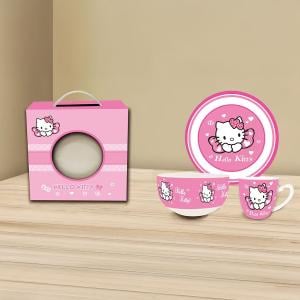 أدوات طعام للأطفال بتصميم Hello Kitty - 4