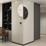 ساعة حائط مضيئة للزوايا - 5