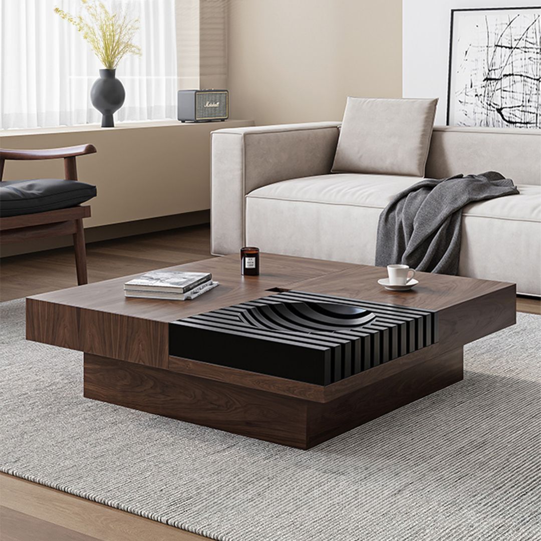 Scandinavian Style Center Table With Storage product thumbnail 6